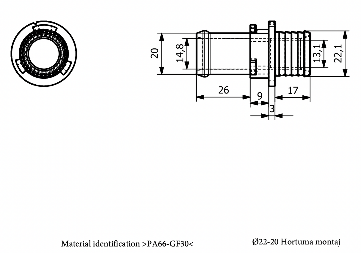 Connector with twist lock